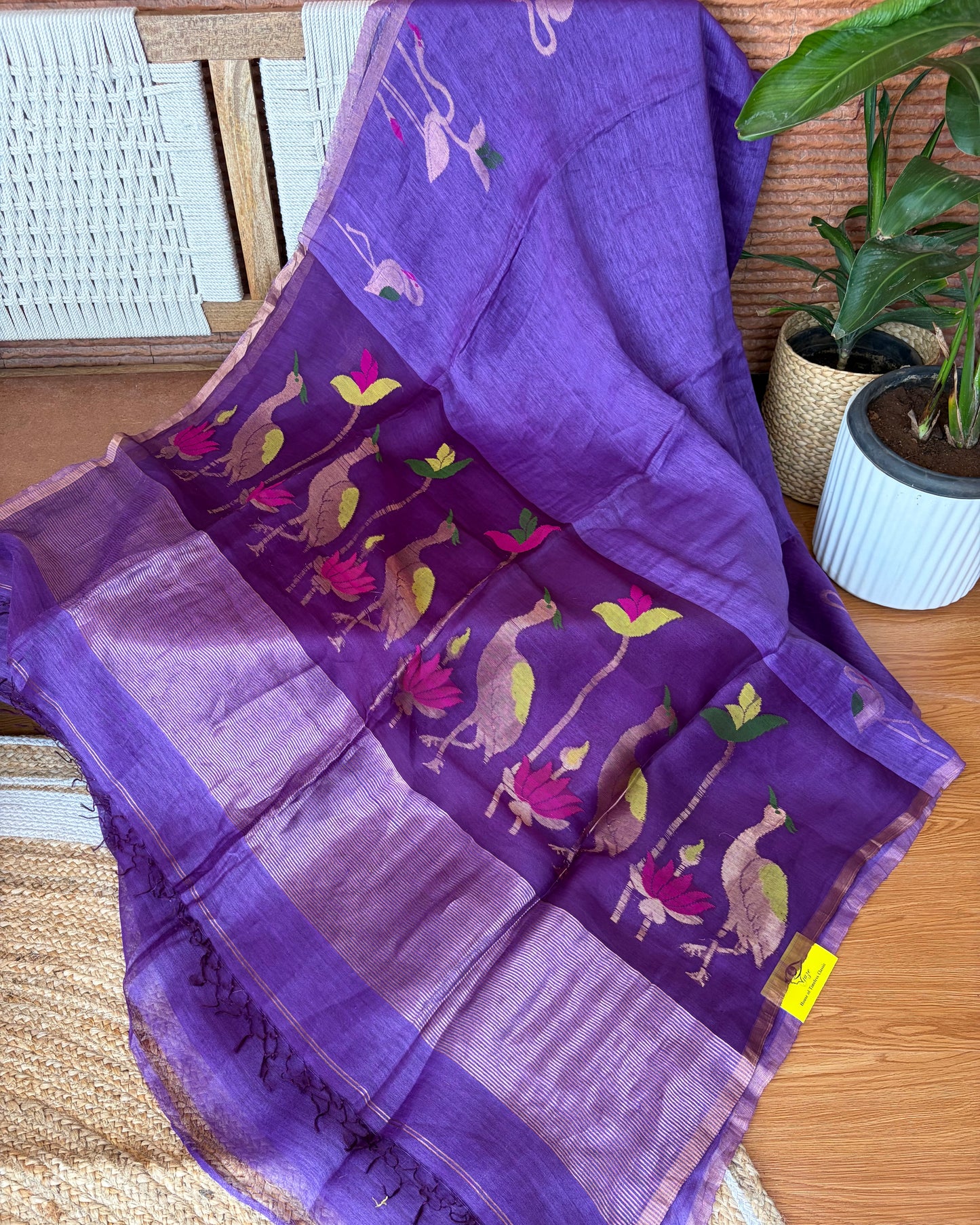 Woven wings - Purple