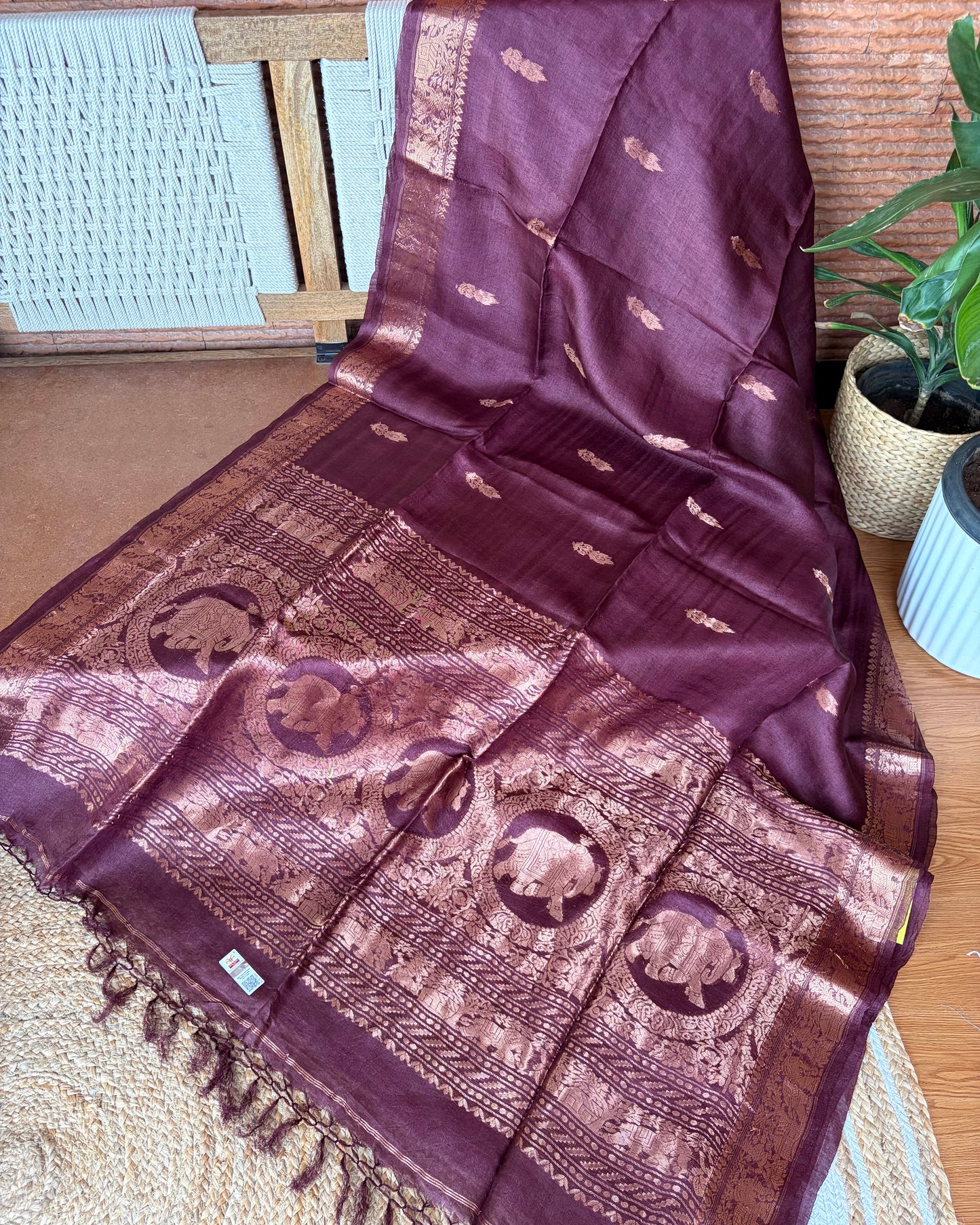 Tanirika Tussar silk saree