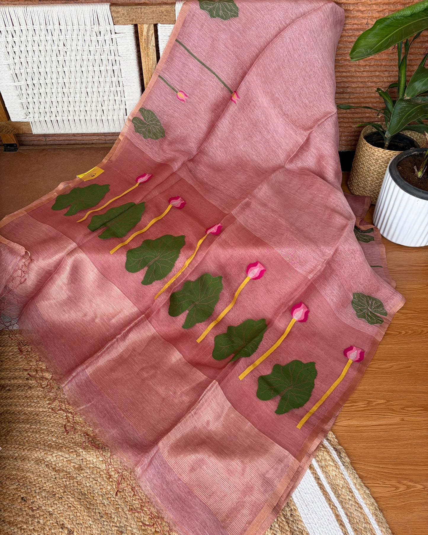 Jalika lotus leaf - Rose Blush