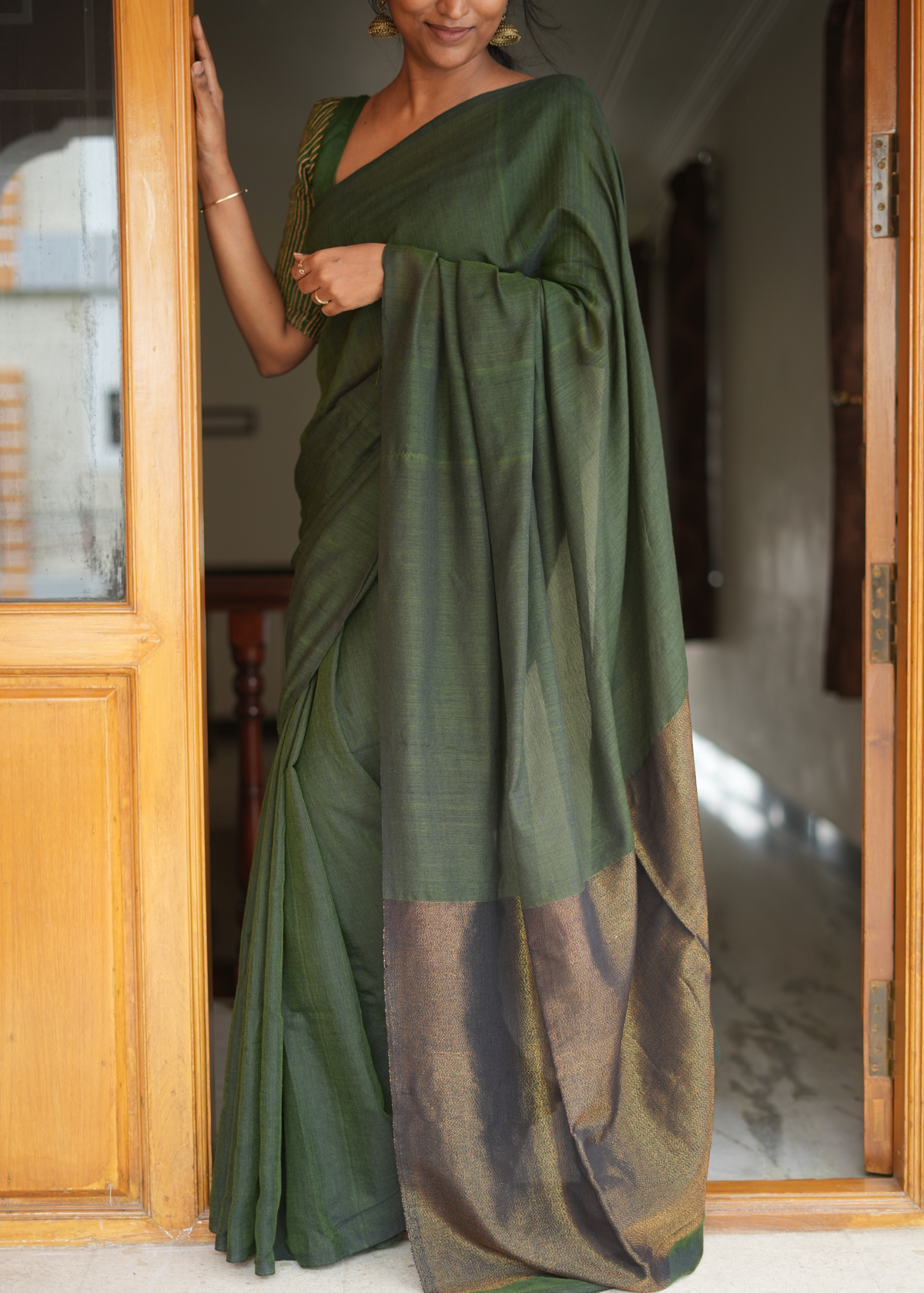 Khadi Alankar - Green