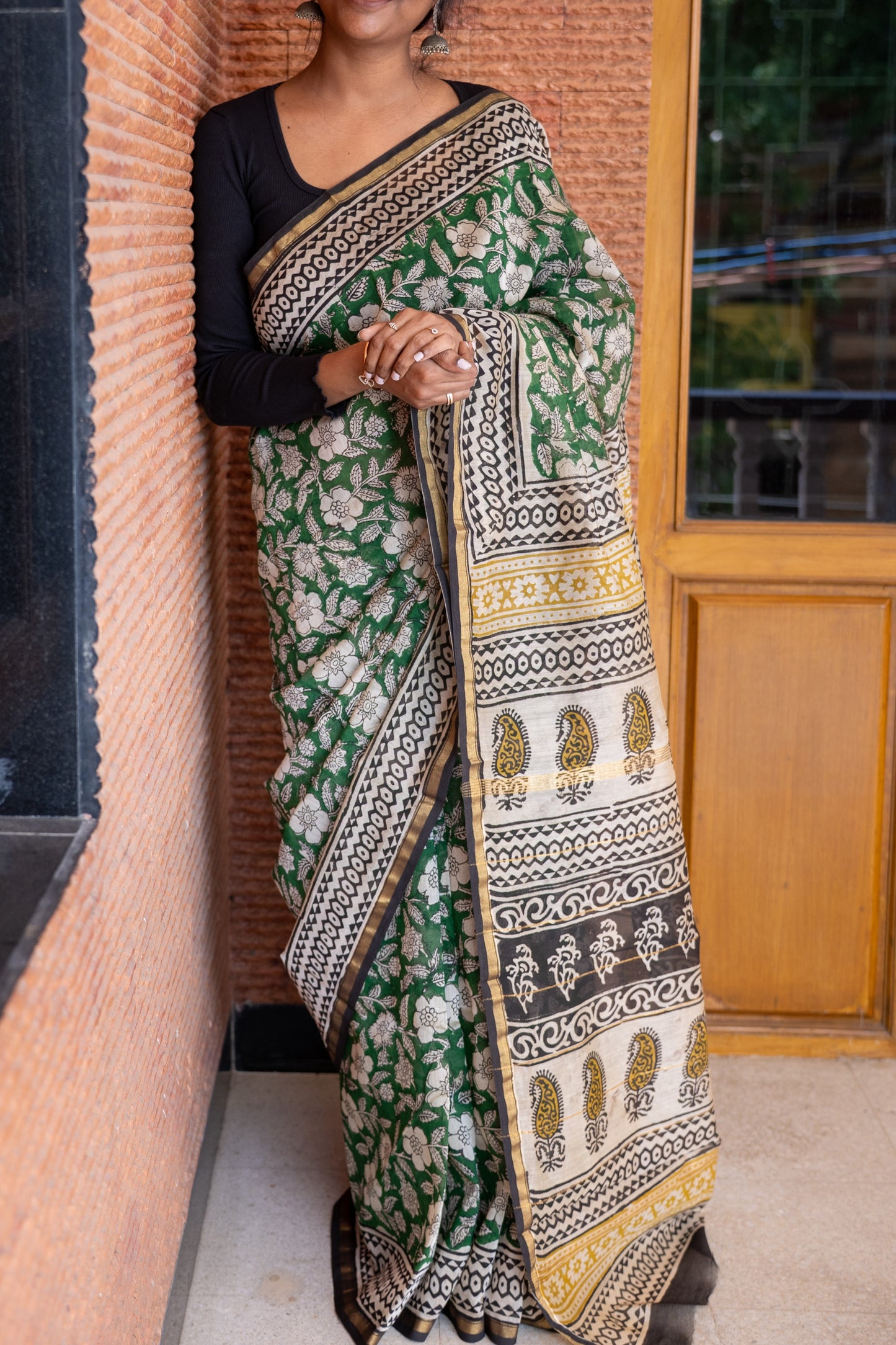 Emerald Noor Chanderi