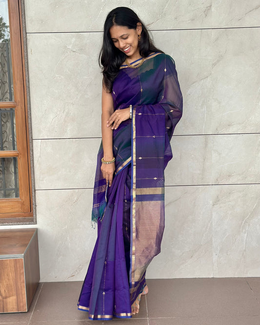 Violet and blue dual tone